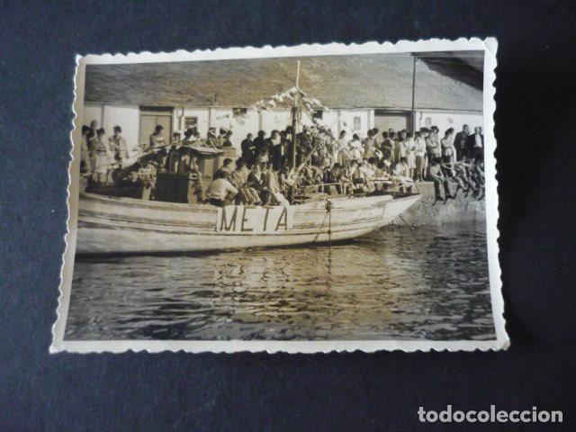 Antique Photography: NAVIA ASTURIAS FESTEJOS EN LA RIA ANTIGUA FOTOGRAFIA 10 X 7 CM