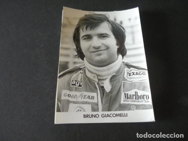 Antique Photography: BRUNO GIACOMELLI CORREDOR AUTOMOVILISMO ANTIGUA FOTOGRAFIA 18 X 13 CM
