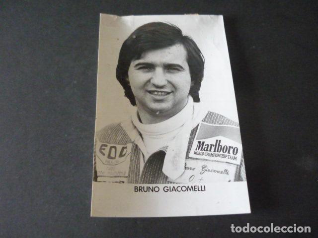 Antique Photography: BRUNO GIACOMELLI CORREDOR AUTOMOVILISMO ANTIGUA FOTOGRAFIA 20 X 13 CM