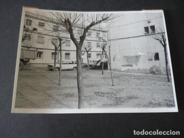 Fotografia antica: MADRID BARAJAS BARRIO DEL AEROPUERTO ANTIGUA FOTOGRAFIA 18 X 12 CM