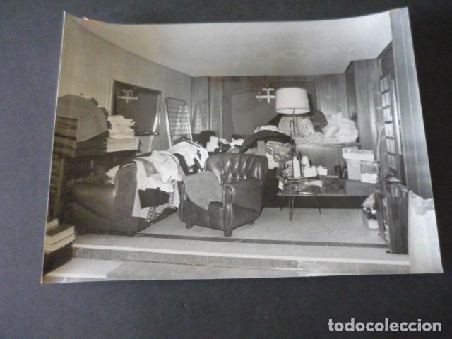 Fotografia antiga: MADRID INUNDACIONES RIO MANZANARES CALLE COMANDANTE FORTEA ANTIGUA FOTOGRAFIA 18 X 24 CM