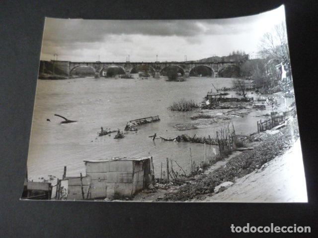 Alte Fotografie: MADRID INUNDACIONES RIO MANZANARES ANTIGUA FOTOGRAFIA 18 X 24 CM