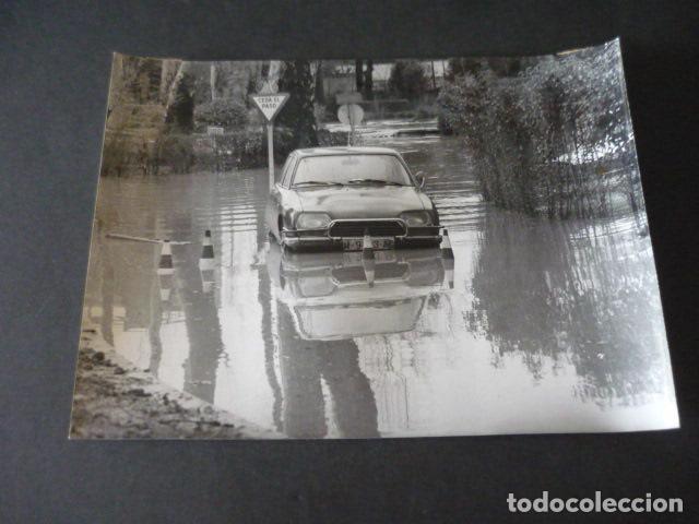 Alte Fotografie: MADRID INUNDACIONES RIO MANZANARES CASA DE CAMPO ANTIGUA FOTOGRAFIA 18 X 24 CM