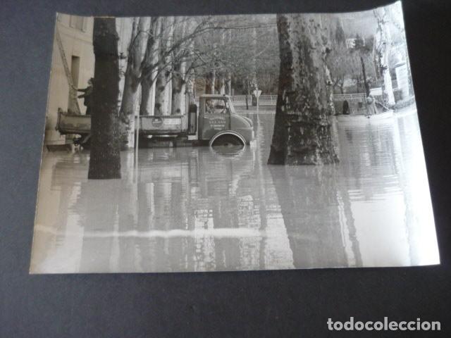 Fotografia antica: MADRID INUNDACIONES RIO MANZANARES PUENTE DEL REY ANTIGUA FOTOGRAFIA 18 X 24 CM
