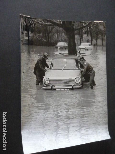 Antique Photography: MADRID INUNDACIONES RIO MANZANARES CASA DE CAMPO BOMBEROS ANTIGUA FOTOGRAFIA 18 X 24 CM