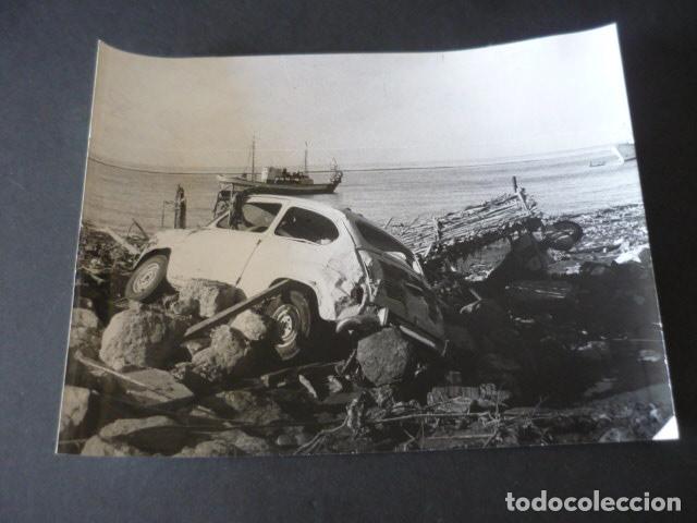 Alte Fotografie: PUERTO LUMBRERAS MURCIA INUNDACIONES ANTIGUA FOTOGRAFIA 18 X 24 CM