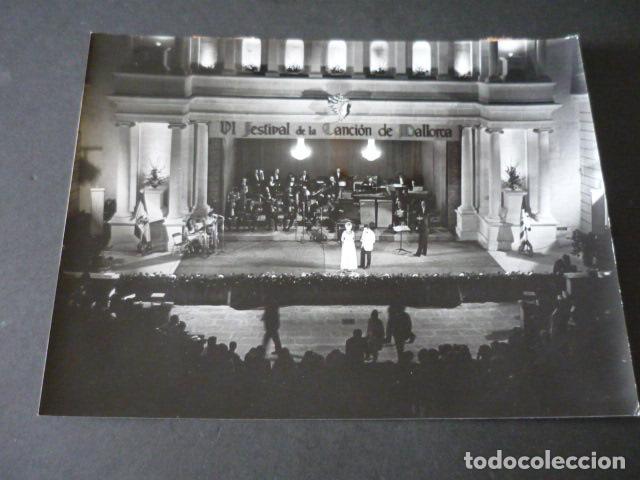 Alte Fotografie: MALLORCA FESTIVAL INTERNACIONAL DE LA CANCION ANTIGUA FOTOGRAFIA 18 X 24 CM