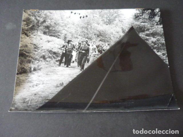 Antique Photography: MONTE GORBEA PAIS VASCO FESTIVAL DE CANCION VASCA ANTIGUA FOTOGRAFIA 18 X 24 CM