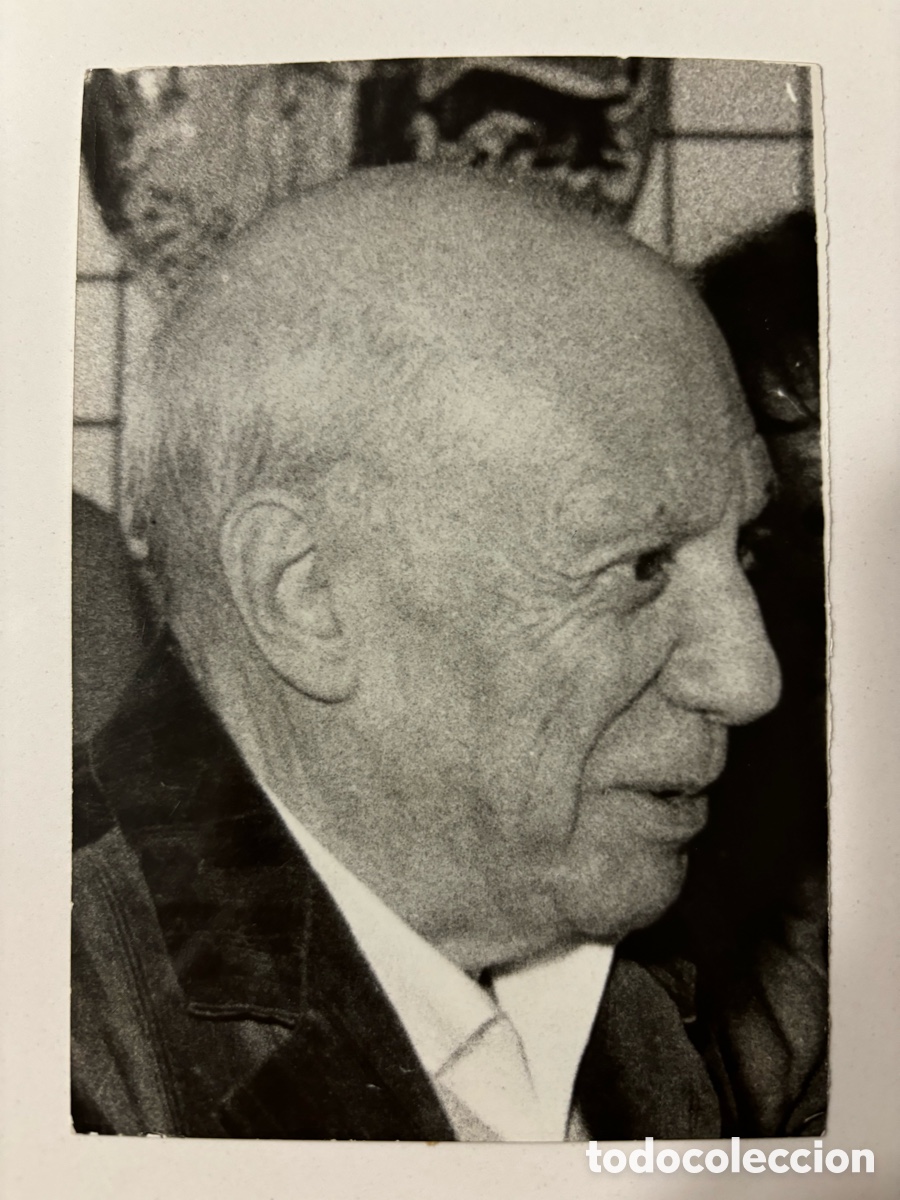 Fotograf&iacute;a antigua: Foto original del pintor Pablo Picasso