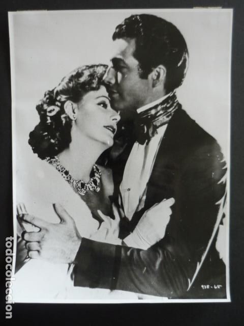 Alte Fotografie: ESCENA DE LA PELICULA MARGARITA GAUTIER GRETA GARBO ACTRIZ ANTIGUA FOTOGRAFIA 18 X 24 CM