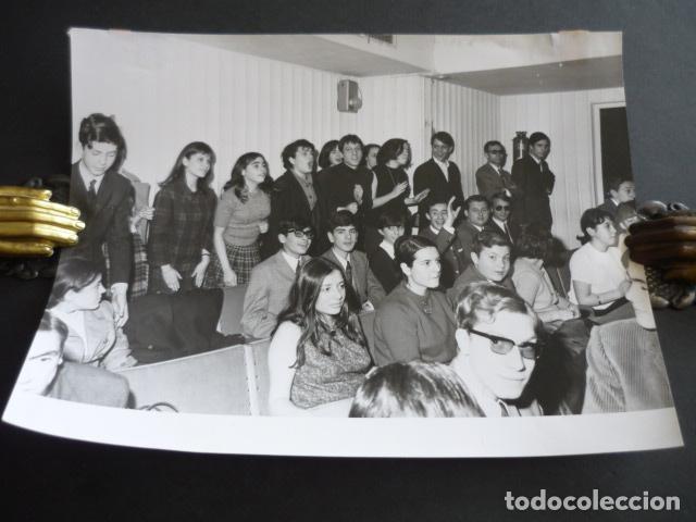 Photographie ancienne: RADIO MADRID CADENA SER PROGRAMA EL GRAN MUSICAL ANTIGUA FOTOGRAFIA 23 X 17 CM