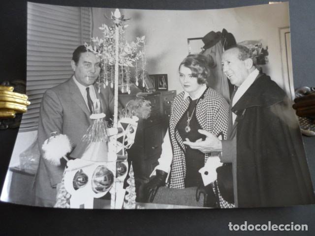 Alte Fotografie: RADIO ESPA&Ntilde;A PROGRAMA LA GRAN VERDAD HENRY LEISER FOTOGRAFIA 24 X 18 CM