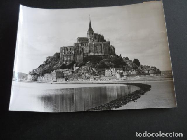 Fotograf&iacute;a antigua: MONT SANT MICHEL FRANCIA ANTIGUA FOTOGRAFIA 12 X 16 CM