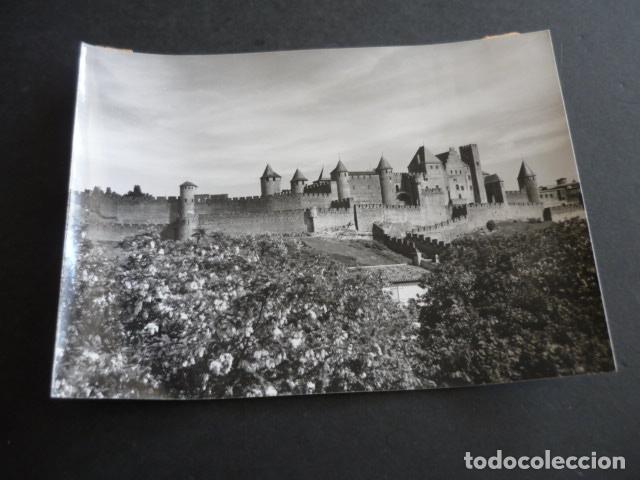 Antique Photography: CARCASONNE FRANCIA ANTIGUA FOTOGRAFIA 12 X 16 CM