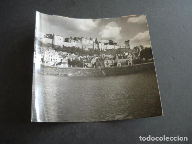Alte Fotografie: CHINON FRANCIA VISTA ANTIGUA FOTOGRAFIA 12 X 13 CM