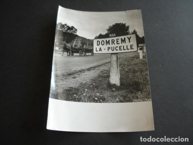 Alte Fotografie: DONREMY FRANCIA PUEBLO DE JUANA DE ARCO ANTIGUA FOTOGRAFIA 18 X 12 CM