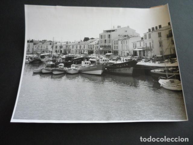 Antique Photography: ISLA DE YEU FRANCIA VISTA ANTIGUA FOTOGRAFIA 18 X 24 CM