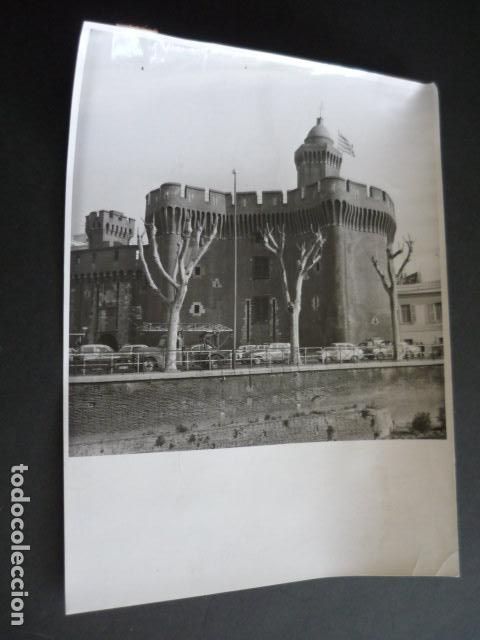 Fotograf&iacute;a antigua: PERPIGNAN FRANCIA EL CASTELLET ANTIGUA FOTOGRAFIA 17 X 23 CM