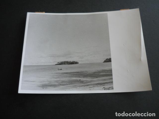 Fotograf&iacute;a antigua: TAHITI ISLA DE TETIAROA PROPIEDAD DE MARLON BRANDO ANTIGUA FOTOGRAFIA 13 X 18 CM