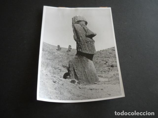 Fotograf&iacute;a antigua: ISLA DE PASCUA ANTIGUA FOTOGRAFIA 13 X 18 CM