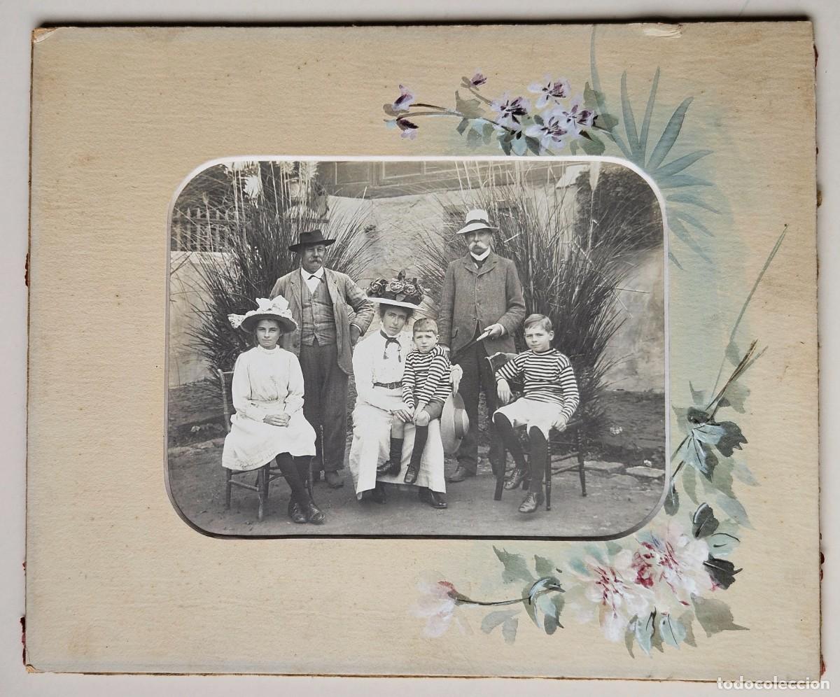 Fotograf&iacute;a antigua: Retrato familiar. Fot. an&oacute;nimo. 1910.