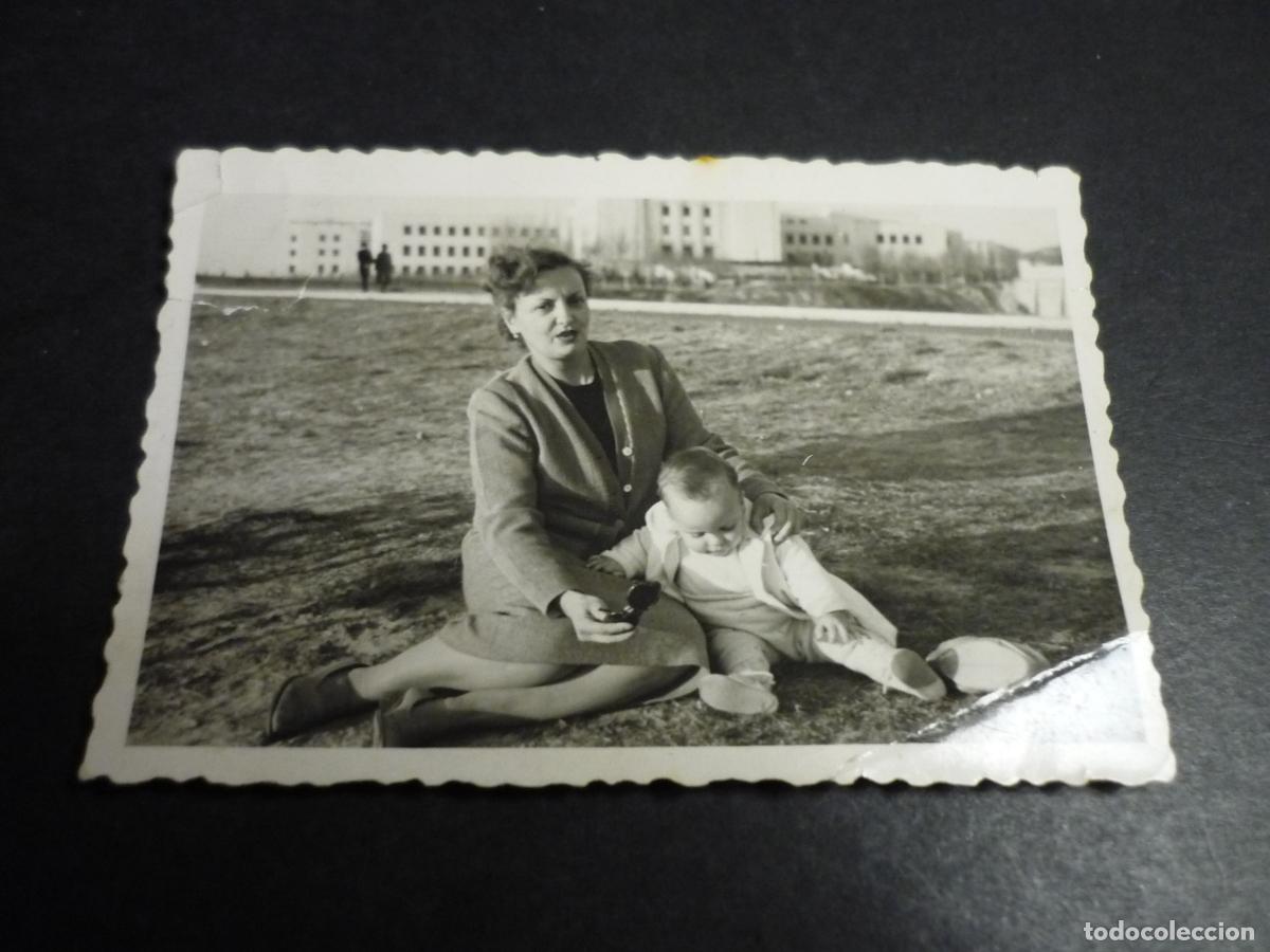 Fotograf&iacute;a antigua: MADRID CIUDAD UNIVERSITARIA MONCLOA ANTIGUA FOTOGRAFIA 6 X 9 CM