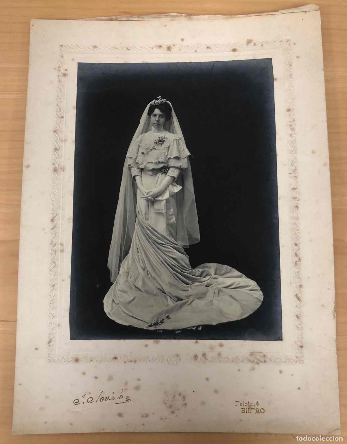 Fotograf&iacute;a antigua: FOTOGRAFIA BODA. G. NOVILLO, BILBAO. C. 1920