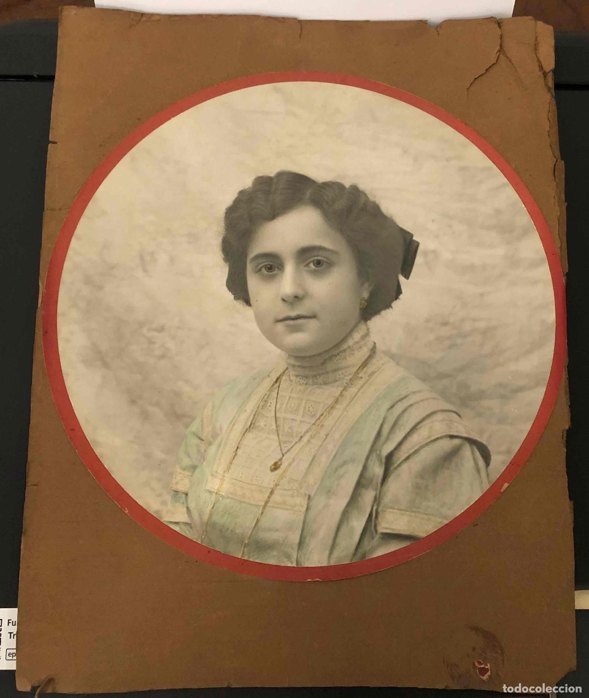 Fotograf&iacute;a antigua: FOTOGRAFIA RETRATO FEMENINO COLOREADO. ESPA&Ntilde;A. C.1925
