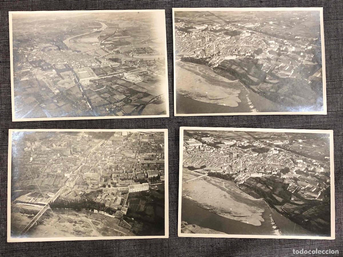 Fotograf&iacute;a antigua: LOTE DE 12 FOTOGRAFIAS VISTAS AEREAS GIJON, ASTURIAS. A&Ntilde;O 1919