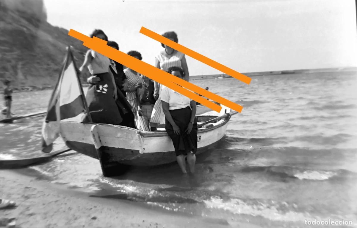 Fotograf&iacute;a antigua: Antiguo negativo de fotograf&iacute;a. Cercan&iacute;as Calpe Alicante. A&ntilde;os 40/50