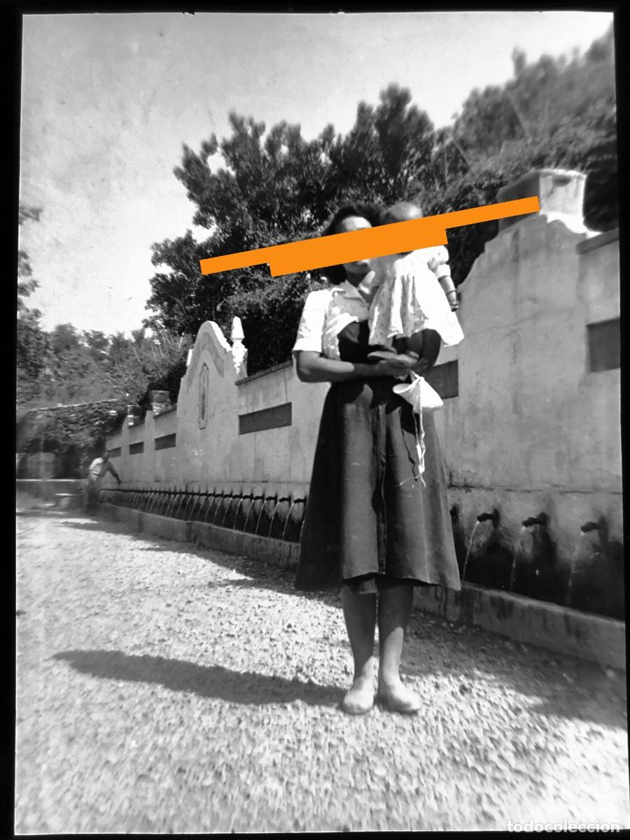 Fotograf&iacute;a antigua: Antiguo negativo de fotograf&iacute;a. Segorbe. Castell&oacute;n. A&ntilde;os 40/50