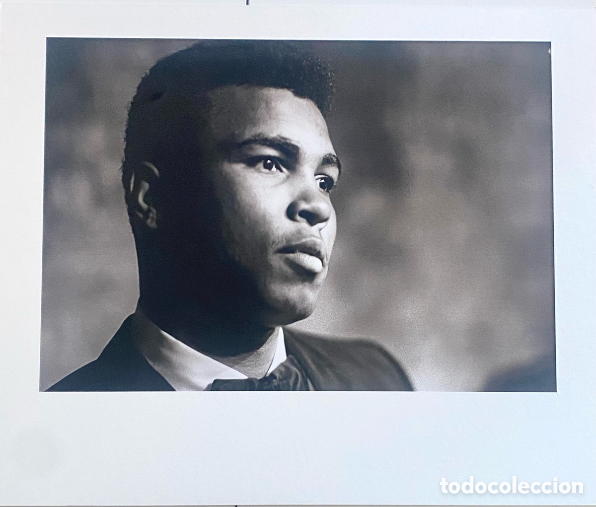 Fotograf&iacute;a antigua: Mohamed Al&iacute; (Cassius Clay), en New York .1963. Fotograf&iacute;a de Enrique Meneses.