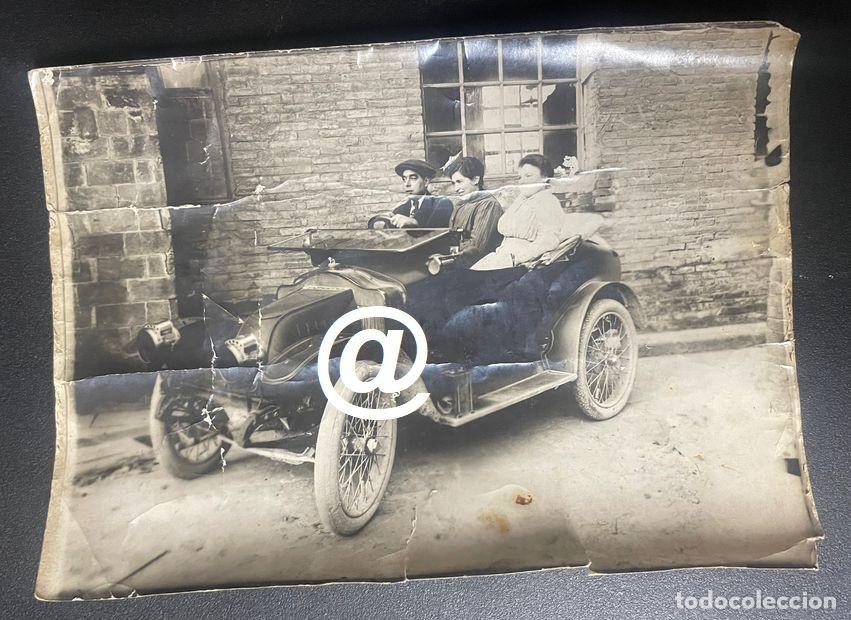 Fotograf&iacute;a antigua: FOTO COCHE AUTOMOVIL POSIBLEMENTE CLEMENT BAYARD PRINCIPIOS SIGLO XX