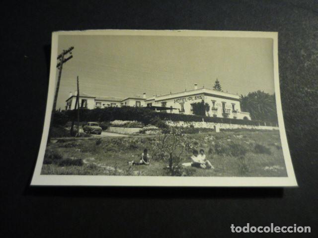 Fotograf&iacute;a antigua: MALAGA HOTEL PLAYA DE SANTA ANA ANTIGUA FOTOGRAFIA 6 X 9 CM