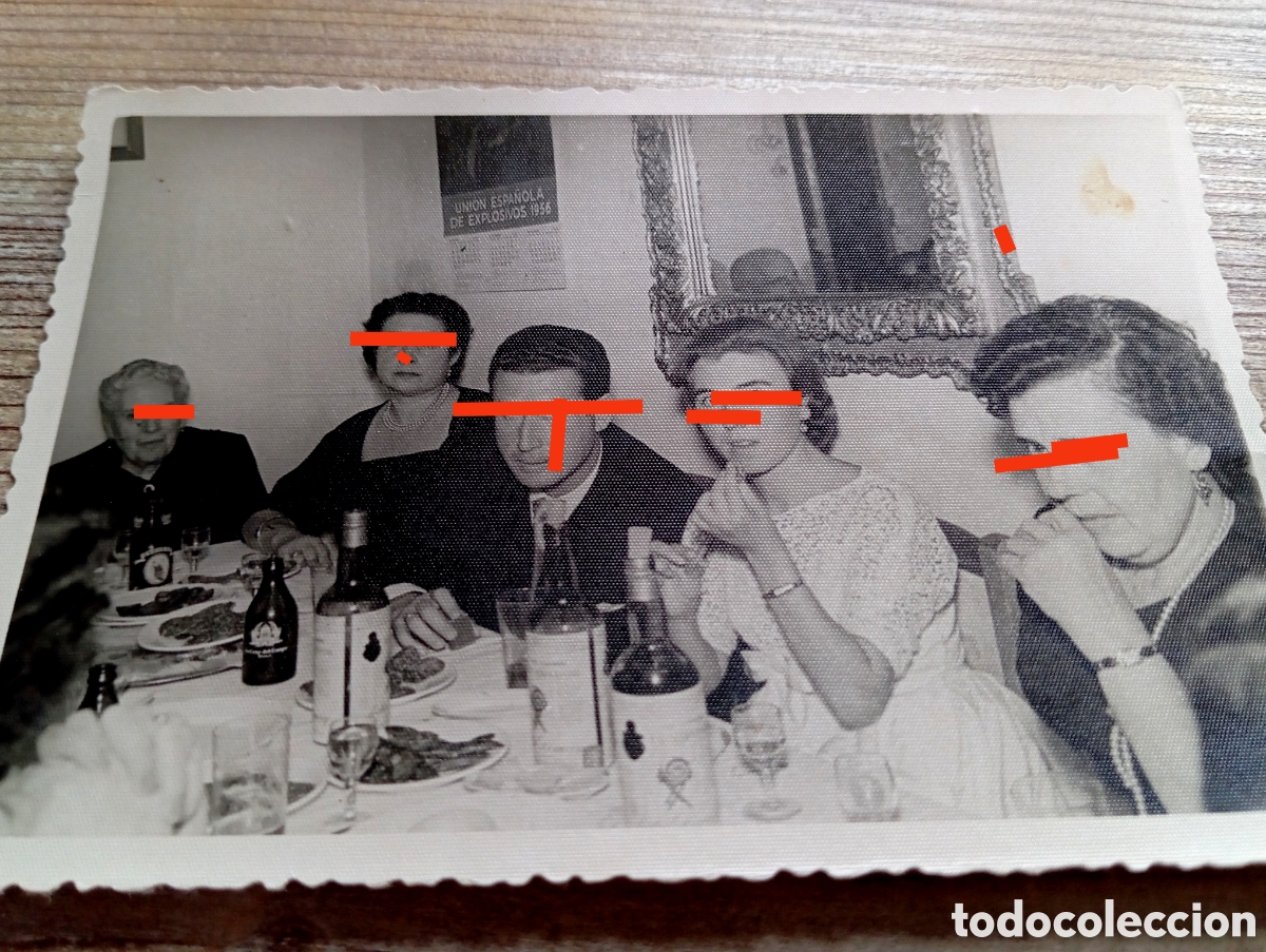 Antique Photography: FOTOGRAF&Iacute;A BODA CERVEZAS CRUZCAMPO ALMANAQUE 1956 FUNDADOR DOMECQ
