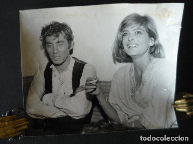 Fotograf&iacute;a antigua: RAFAEL DE CORDOVA BAILAOR BAILARIN CON MELINA MERCOURI ACTRIZ ANTIGUA FOTOGRAFIA ORIGINAL 18 X 24 CM
