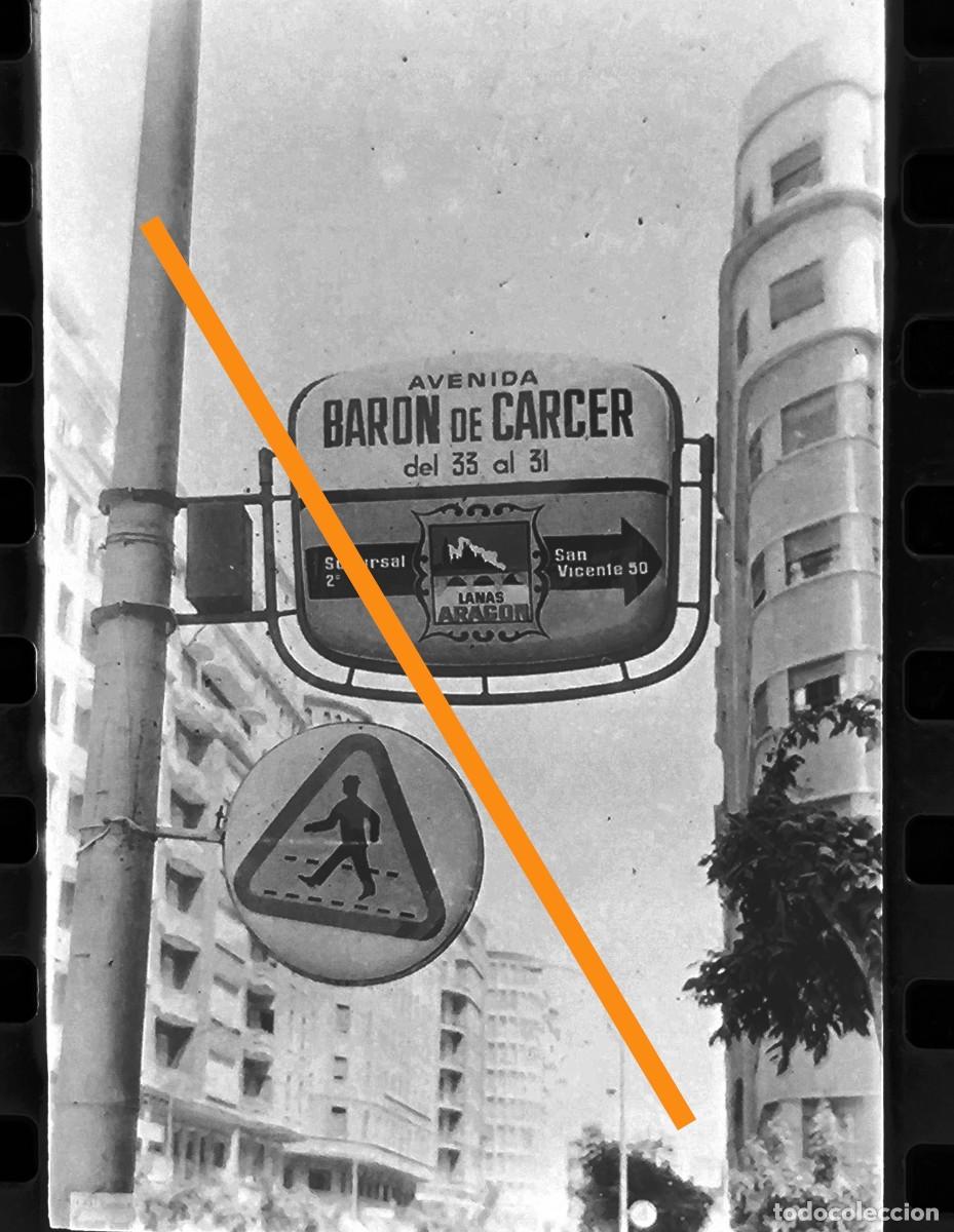 Fotograf&iacute;a antigua: Antiguo negativo de fotografia. Valencia. A&ntilde;os 60