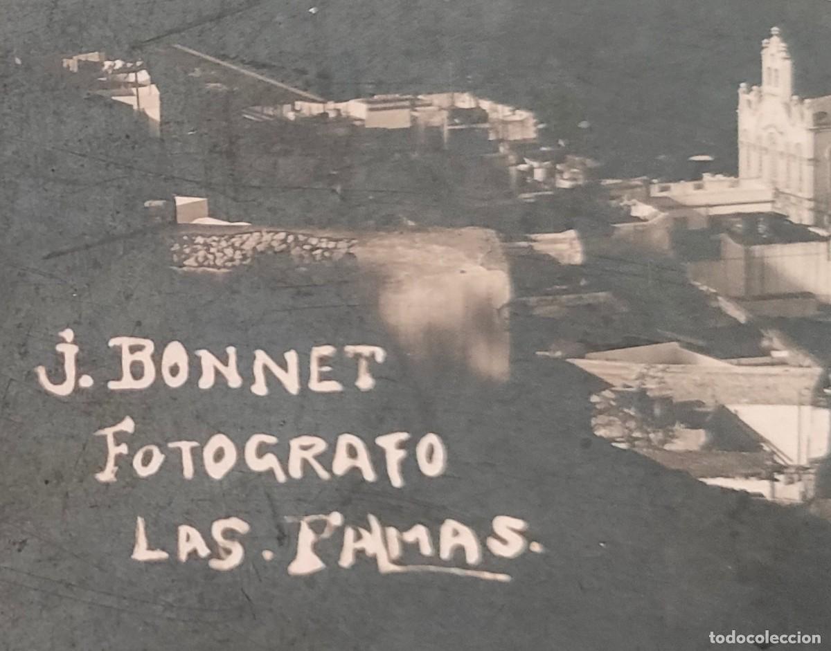 Fotograf&iacute;a antigua: PALMA DE MALLORCA FOTOGRAFO J BONNET MONTAJE TAMA&Ntilde;O 11 X 95 CM.
