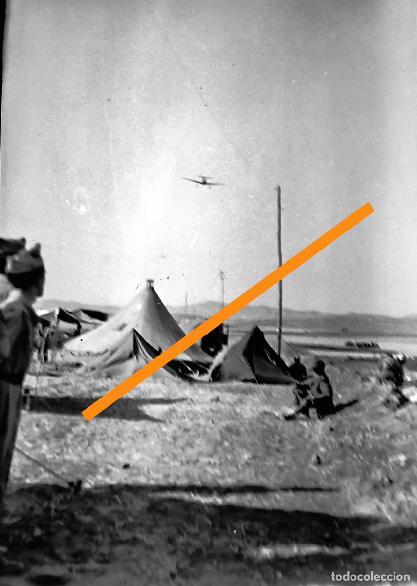 Fotograf&iacute;a antigua: Antiguo negativo de fotograf&iacute;a. Militar. A&ntilde;os 50.