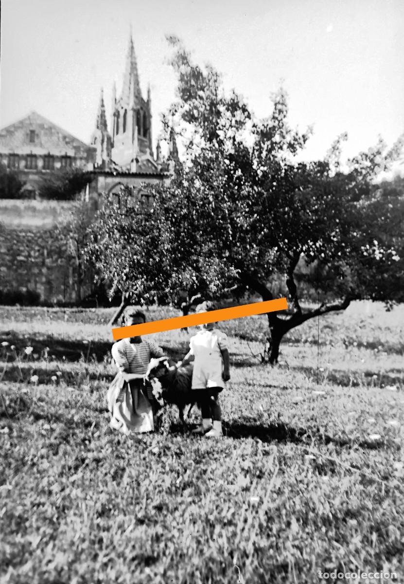 Fotograf&iacute;a antigua: Antiguo negativo de fotograf&iacute;a. Santander. A&ntilde;os 40.