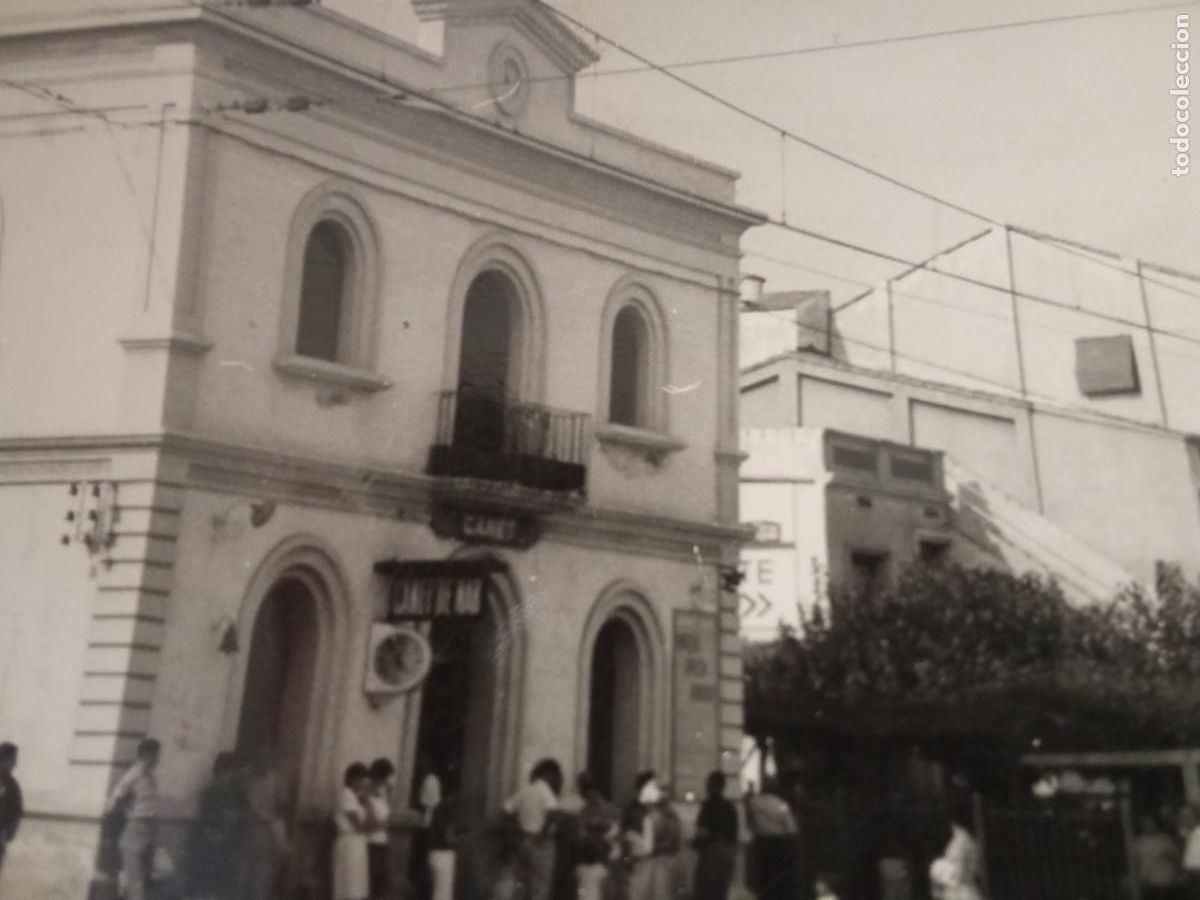 Fotograf&iacute;a antigua: Canet de Mar.Estaci&oacute; del tren.