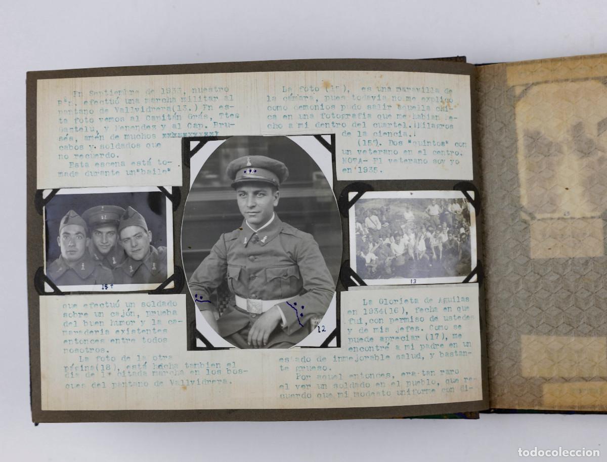 Fotograf&iacute;a antigua: &Aacute;lbum personal de la vida de S. Campillo. &Aacute;guilas (Murcia), Barcelona, Guerra Civil, militares etc.