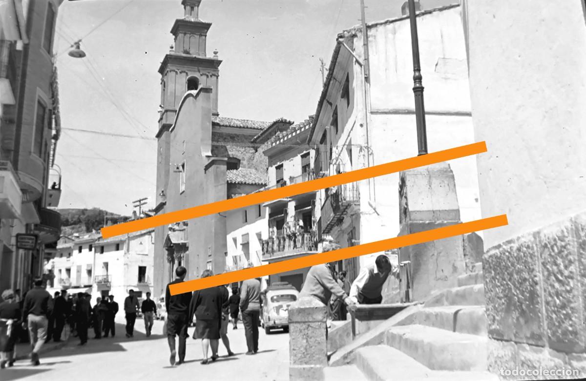 Fotograf&iacute;a antigua: Antiguo negativo de fotograf&iacute;a. Bu&ntilde;ol. Valencia.. A&ntilde;os 50.