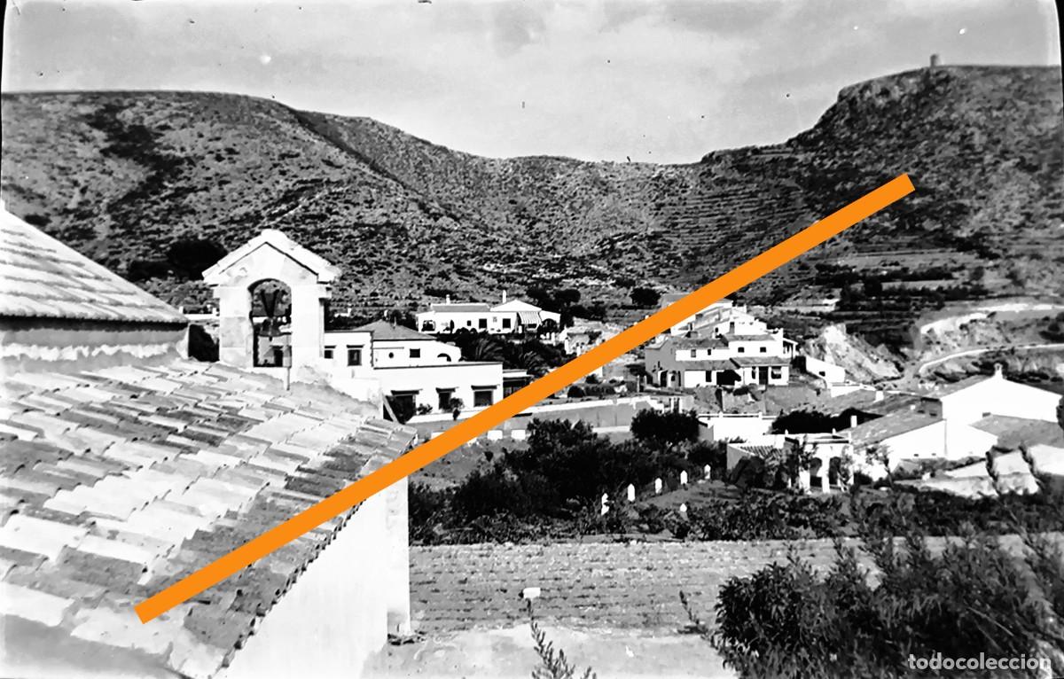 Fotograf&iacute;a antigua: Antiguo negativo de fotograf&iacute;a. Moraira. Alicante. A&ntilde;os 40/50.