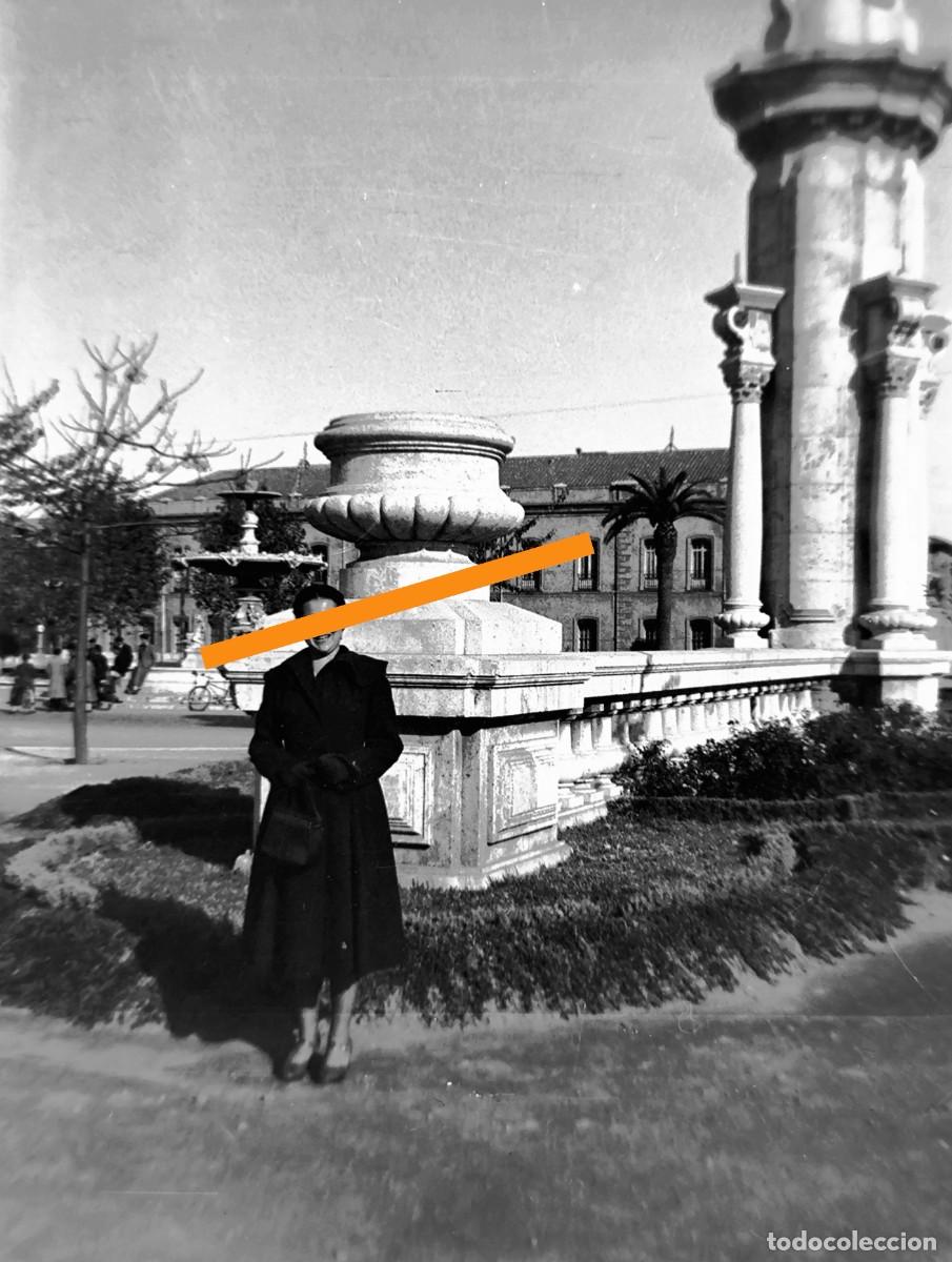 Fotograf&iacute;a antigua: Antiguo negativo de fotograf&iacute;a. Valencia. A&ntilde;os 40.