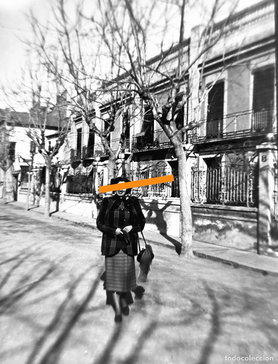 Fotograf&iacute;a antigua: Antiguo negativo de fotograf&iacute;a. Valencia. A&ntilde;os 40.