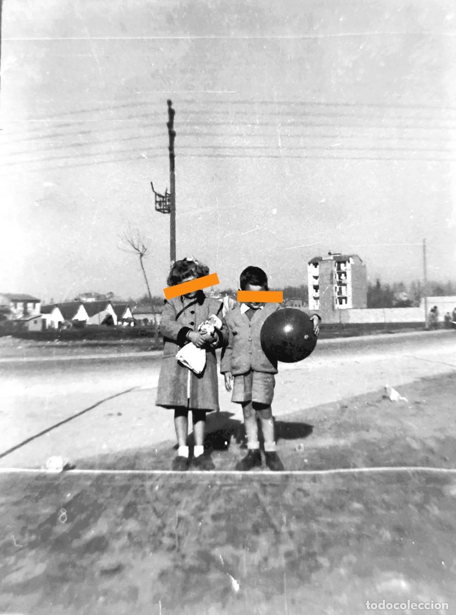 Fotograf&iacute;a antigua: Antiguo negativo de fotograf&iacute;a. Valencia. A&ntilde;os 40.