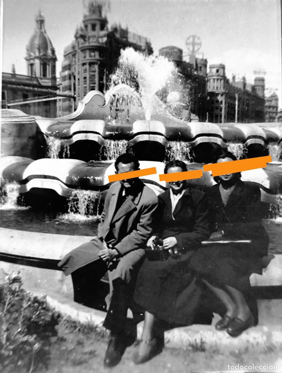 Fotograf&iacute;a antigua: Antiguo negativo de fotograf&iacute;a. Valencia. A&ntilde;os 40.