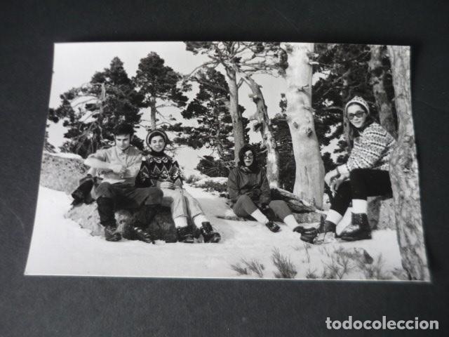Fotograf&iacute;a antigua: PUERTO DE NAVACERRADA MADRID EXCURSIONISTAS MONTA&Ntilde;ISMO ANTIGUA FOTOGRAF&Iacute;A TAMA&Ntilde;O POSTAL