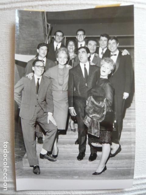 Antique Photography: BARCELONA FESTIVAL CANCION MEDITERRANEA ANTIGUA FOTOGRAFIA ORIGINAL 12 X 17 CM